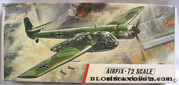 Airfix 1/72 Blohm & Voss BV-141 - Type Three Logo, 394 plastic model kit
